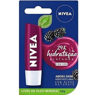 Protetor Labial Nivea Shine amora