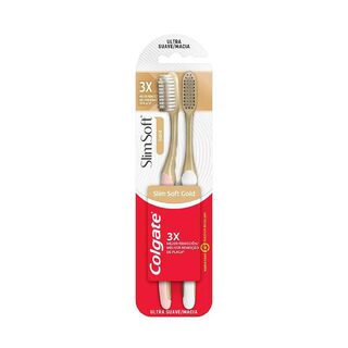 Escova de Dente Colgate Slim Soft Gold