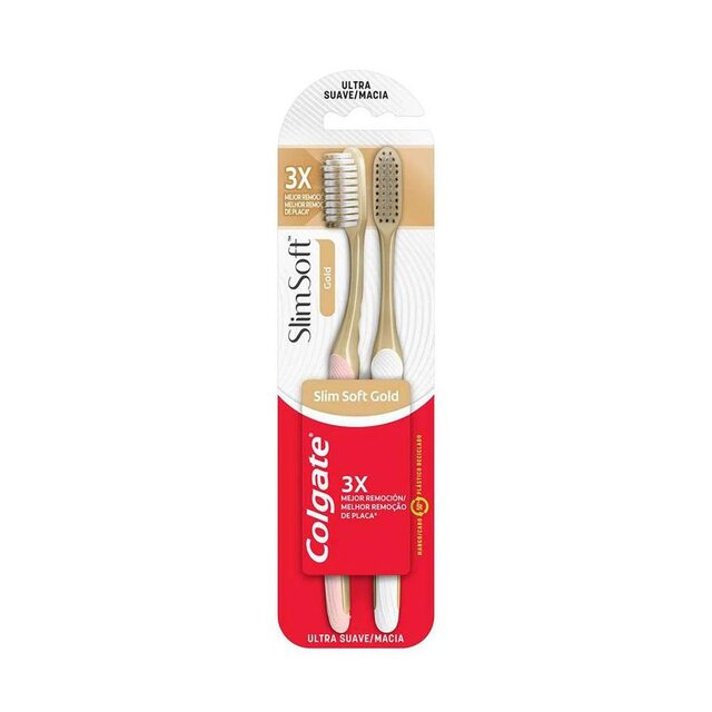 Escova de Dente Colgate Slim Soft Gold