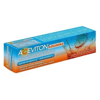 Aceviton Arginina 1g + 1g, caixa com 16 comprimidos efervescentes