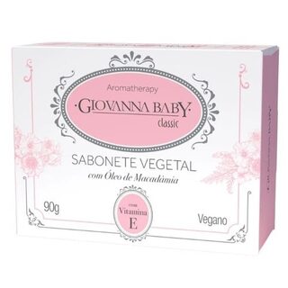Sabonete Vegetal Giovanna Baby classic, barra com 70g