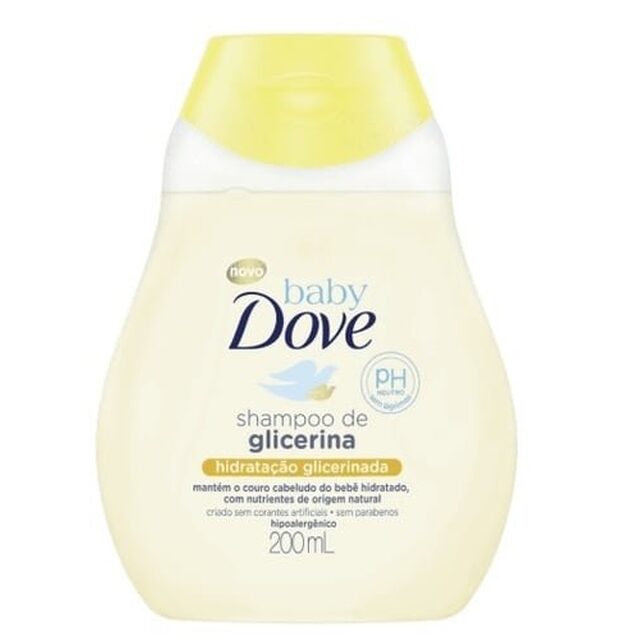 Shampoo Dove Baby Hidratação Glicerinada 200mL