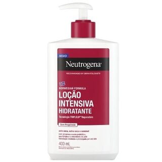 Hidratante Intensivo Neutrogena Norwegian sem fragrância, 1 unidade com 400mL
