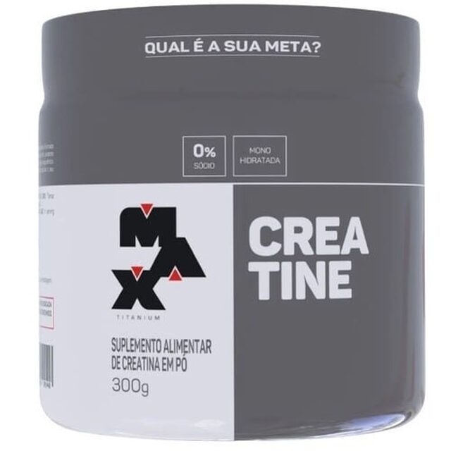 Creatina Monohidratada em Pó Max Titanium 300g