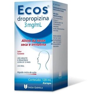 Ecos 3mg, frasco com 120mL de xarope