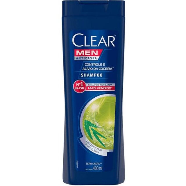 Shampoo Anticaspa Clear Men Controle da Coceira 400mL