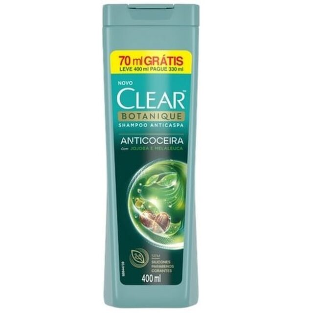 Shampoo Anticaspa Clear Botanique Anticoceira 400mL