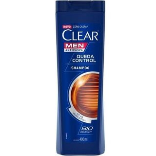 Shampoo Anticaspa Clear Men Queda Control 400mL