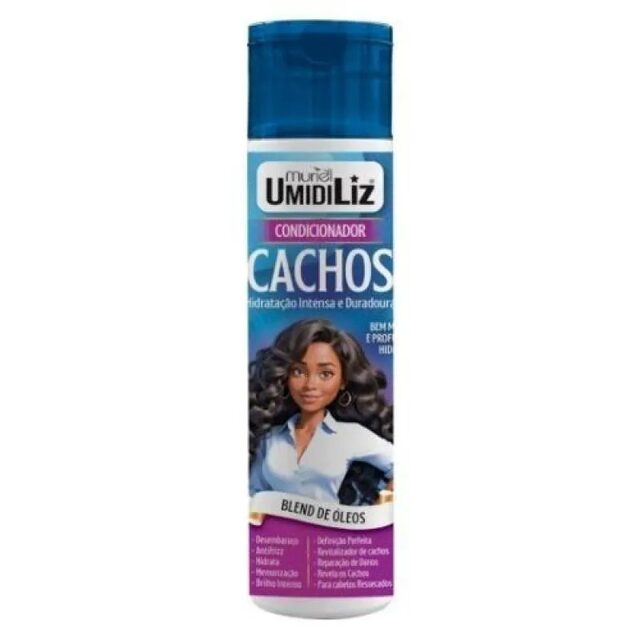 Condicionador Cachos Muriel Umidiliz Blend Óleo 300ml