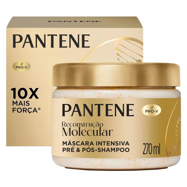 Máscara Intensiva Pantene Pro-V Reconstrução Molecular Bond Repair, 270mL