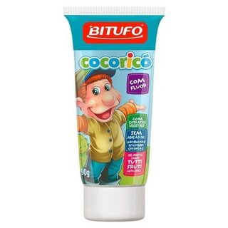 Gel Dental Infantil Cocoricó Bitufo tutti-frutti com 90g