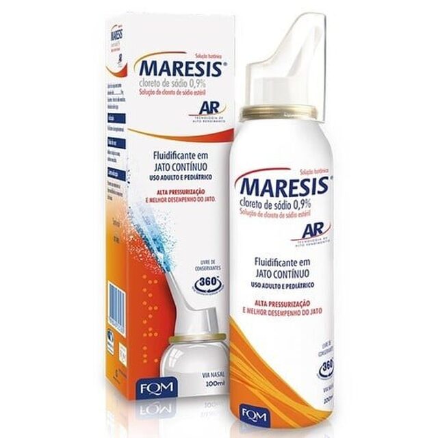Maresis AR 9mg/mL, frasco spray jato contínuo 360° com 150mL de solução de uso nasal