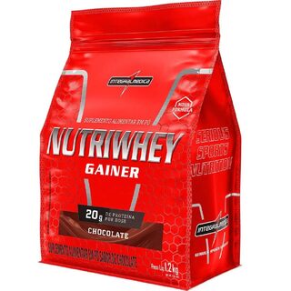 Nutri Whey Gainer Integralmédica 1,2kg Hipercalórico Chocolate