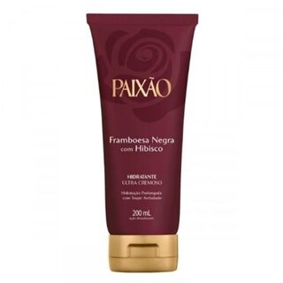Loção Hidratante Paixão Ultracremosa framboesa negra e hibisco com 200mL