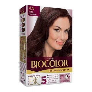 Tintura Biocolor Beleza Absoluta Nº 4.5 Acaju Escuro Poderoso