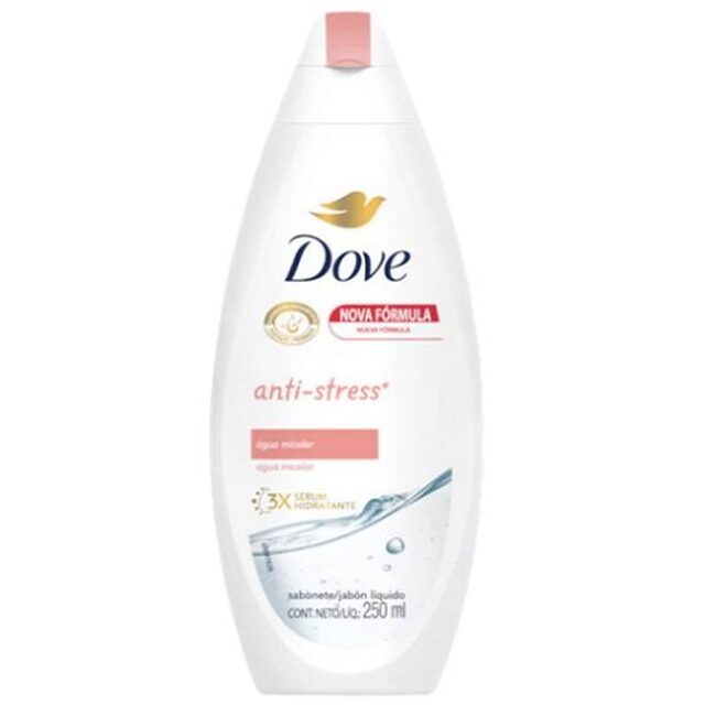 Sabonete Antistress Dove Micelar líquido, frasco, 1 unidade com 250mL