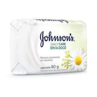 Sabonete em Barra Johnson's Daily Care Erva-Doce, 80g