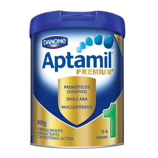 Fórmula Infantil Aptamil Premium 1, 0 a 6 meses, lata com 800g