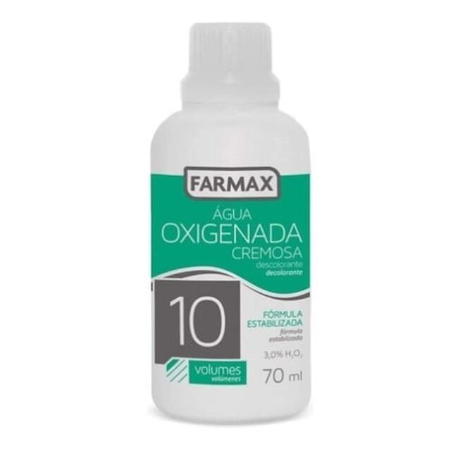 Água Oxigenada Cremosa Farmax 10 volumes com 70mL