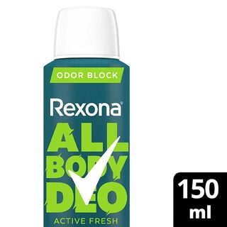 Desodorante Corporal Aerossol Rexona All Body Deo Active Fresh 150ml