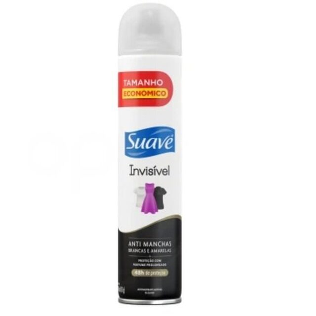 Desodorante Antitranspirante Feminino Suave Invisível aerossol com 200mL