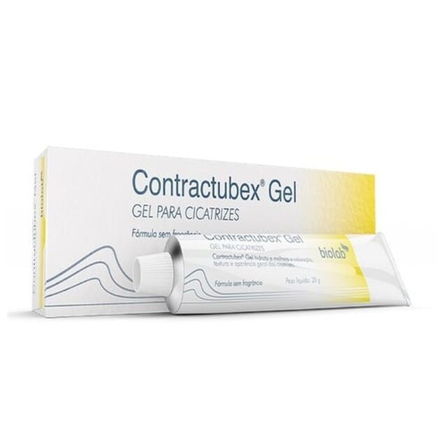 Contractubex Gel caixa com 1 bisnaga com 20g de gel de uso dermatológico