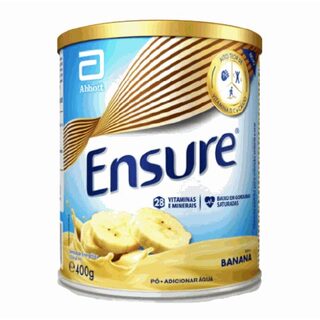 Ensure Abbott banana, lata, 1 unidade com 400g