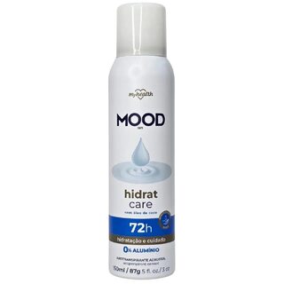 Desodorante Antitranspirante Aerossol sem Alumínio Hidrat Care Mood Care My Health 150Ml / 87G