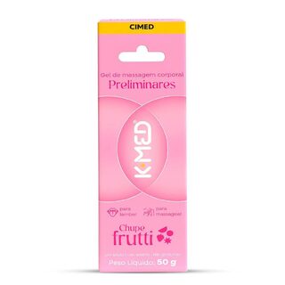 Gel de Massagem Corporal Preliminares K-Med Chupe Frutti 50g