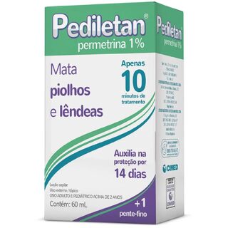 Pediletan, frasco com 60mL de loção