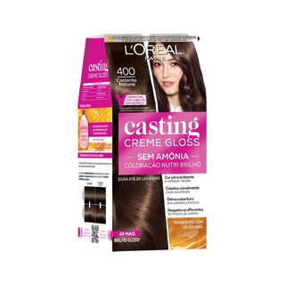 Tonalizante L'Oréal Paris Casting Creme Gloss 400 Castanho Natural