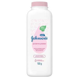 Pó Dermo Protetor Johnson's Baby, frasco com 100g