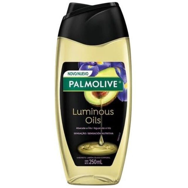 Sabonete Corporal Palmolive Luminous Oils Abacate e Íris líquido com 250mL