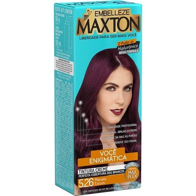 Tintura Maxton nº 5.26 marsala escuro, 50g