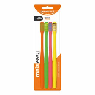 Escova Powerdent Mais Easy 4un