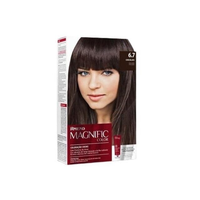 Coloração Permanente Amend Magnific Color nº 6.7 chocolate