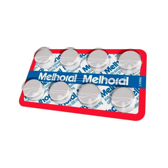 Melhoral Adulto, 8 comprimidos