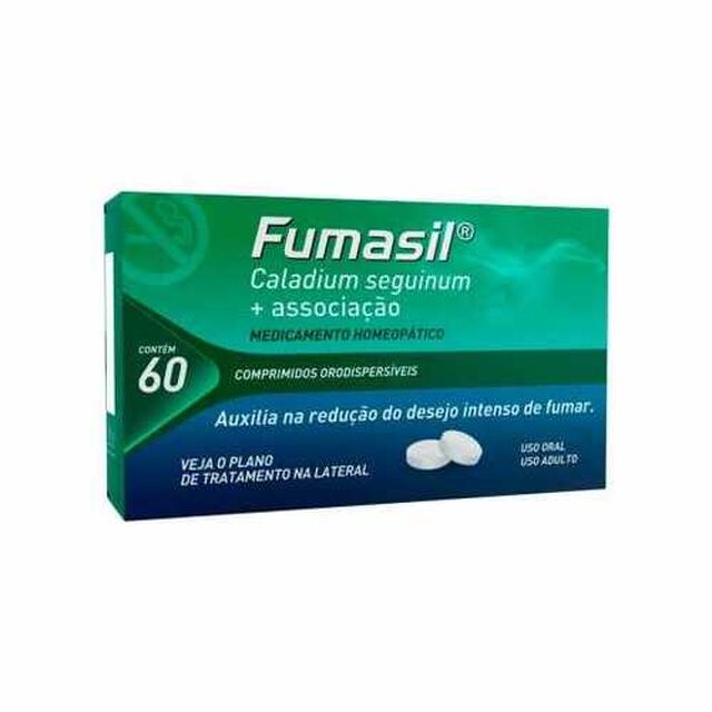 Fumasil, caixa com 60 comprimidos