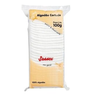 Algodão Sussex cortado com 100g
