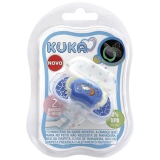 Chupeta Kuka Lumina 6+ meses, azul, sortida com 1 unidade