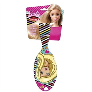 Escova de Cabelo Condor Barbie 6895 Oval