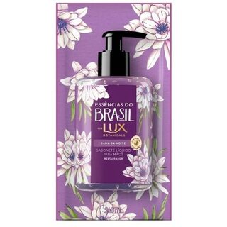 Sabonete Glicerinado para Mãos Lux Botanicals Essências do Brasil Dama-da-noite refil, líquido com 240mL