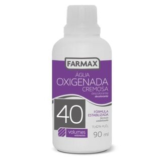 Água Oxigenada Cremosa Farmax 40 volumes com 90mL