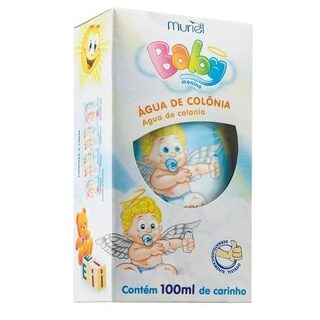 Colônia Infantil Muriel Baby frasco azul com 100mL