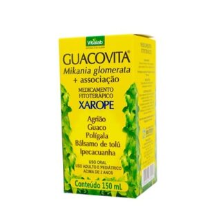 Guacovita, frasco com 150mL de xarope