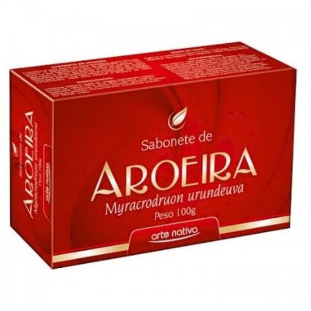 Sabonete Arte Nativa aroeira, barra, 1 unidade com 100g
