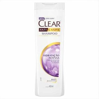 Shampoo Feminino Anticaspa Clear Hidratação Intensa 400mL