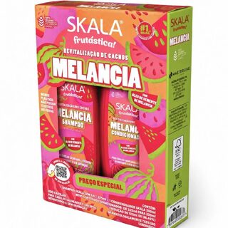 Kit Skala Frutástica Melancia: Shampoo 325mL e Condicionador 200mL