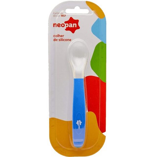 Colher de Silicone Pais & Filhos 6+ meses, 1 unidade