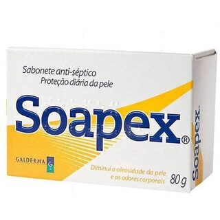 Sabonete Antisséptico Galderma Soapex barra, 1 unidade com 80g